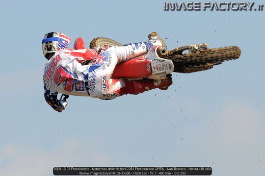 2009-10-03 Franciacorta - Motocross delle Nazioni 2254 Free practice OPEN - Ivan Tedesco - Honda 450 USA